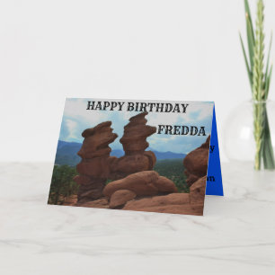 GARDEN OF THE GODS Birthday CARD