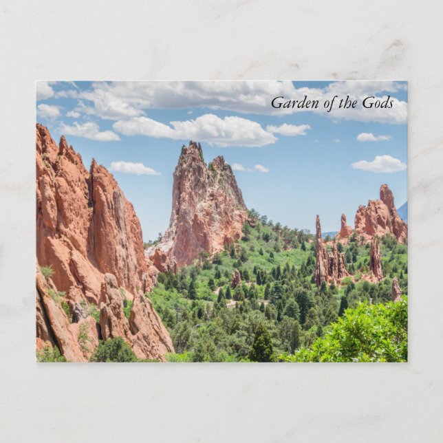 Garden of the Gods Colorado Postcard (Front)