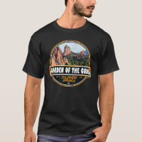 Garden of the Gods Colorado Springs Travel Emblem