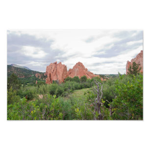 Garden of the Gods Monolith and Plains Photo Print