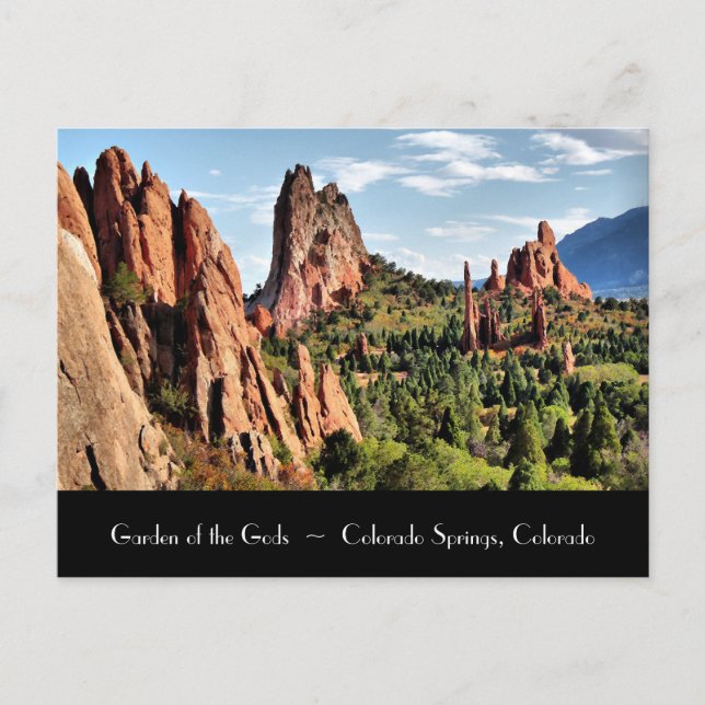 Garden of the Gods Postcard (Front)