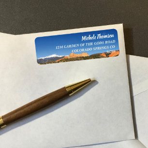 Garden of the Gods & Snow Capped Pikes Peak