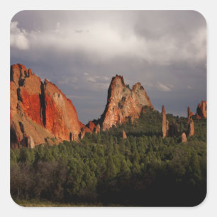 Garden of the Gods Square Sticker