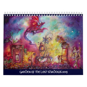 GARDEN OF THE LOST SHADOWS -2013 FLYING RED DRAGON CALENDAR