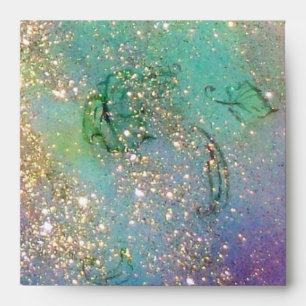 GARDEN OF THE LOST SHADOWS blue green Envelopes