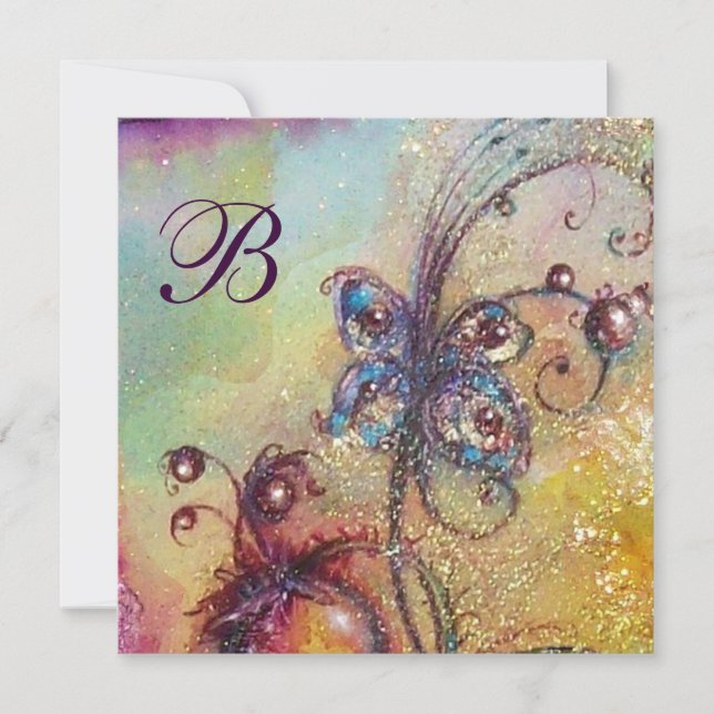 GARDEN OF THE LOST SHADOWS -BUTTERFLY Monogram Announcement (Front)