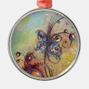 GARDEN OF THE LOST SHADOWS- BUTTERFLY PLANT METAL TREE DECORATION
