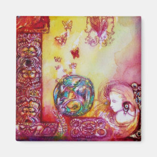 GARDEN OF THE LOST SHADOWS -FAERY AND BUTTERFLIES MAGNET