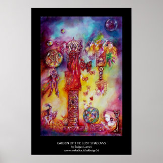 GARDEN OF THE LOST SHADOWS,FAIRIES AND BUTTERFLIES POSTER