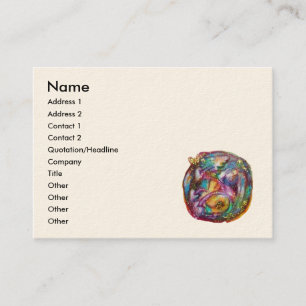 GARDEN OF THE LOST SHADOWS / FAIRY AND BUTTERFLIES BUSINESS CARD