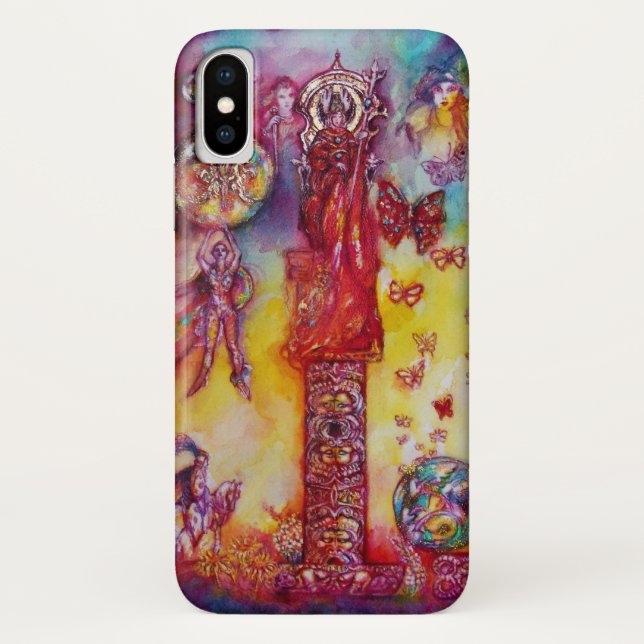 GARDEN OF THE LOST SHADOWS / FAIRY AND BUTTERFLIES Case-Mate iPhone CASE (Back)