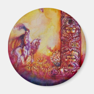 GARDEN OF THE LOST SHADOWS / KNIGHT AND HORSE MAGNET