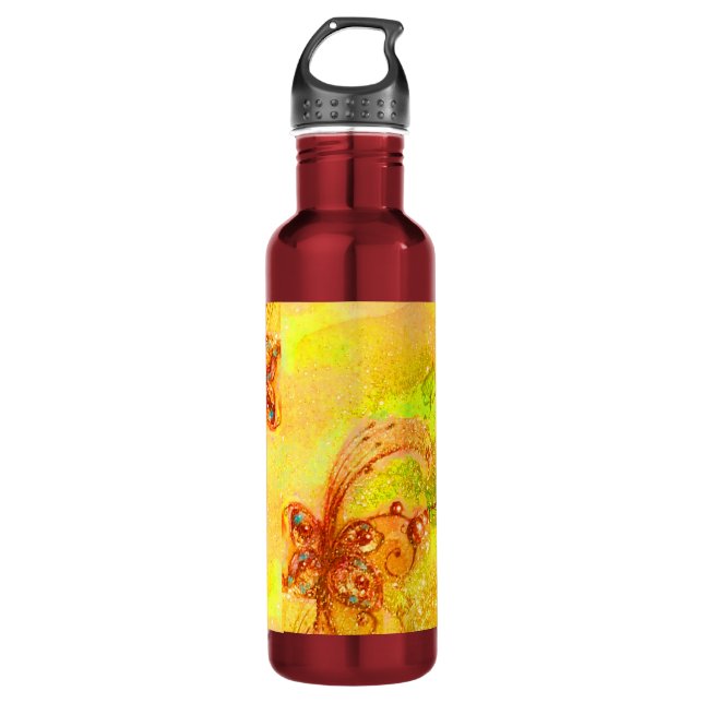 GARDEN OF THE LOST SHADOWS -MAGIC BUTTERFLY PLANT 710 ML WATER BOTTLE (Front)