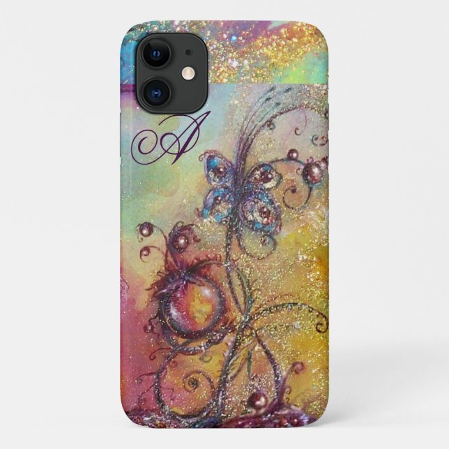 GARDEN OF THE LOST SHADOWS -MAGIC BUTTERFLY PLANT Case-Mate iPhone CASE (Back)