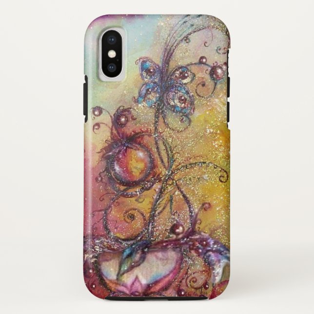 GARDEN OF THE LOST SHADOWS -MAGIC BUTTERFLY PLANT Case-Mate iPhone CASE (Back)