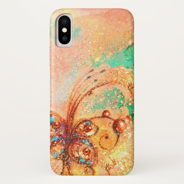 GARDEN OF THE LOST SHADOWS -MAGIC BUTTERFLY PLANT Case-Mate iPhone CASE (Back)