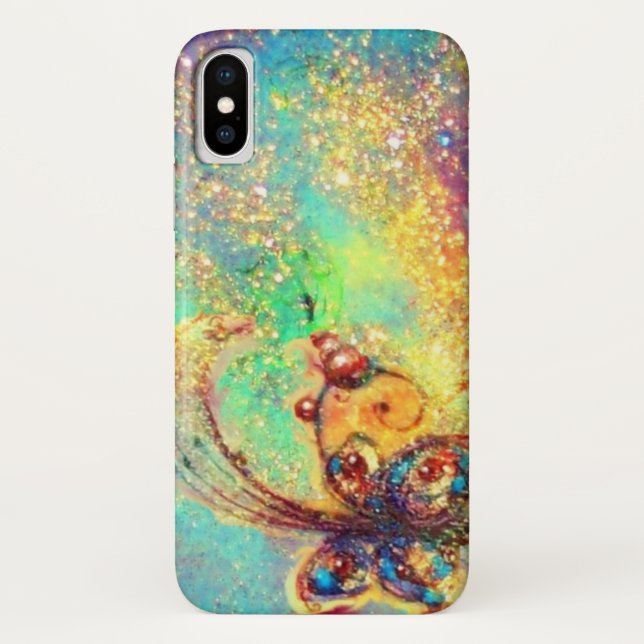 GARDEN OF THE LOST SHADOWS -MAGIC BUTTERFLY PLANT Case-Mate iPhone CASE (Back)