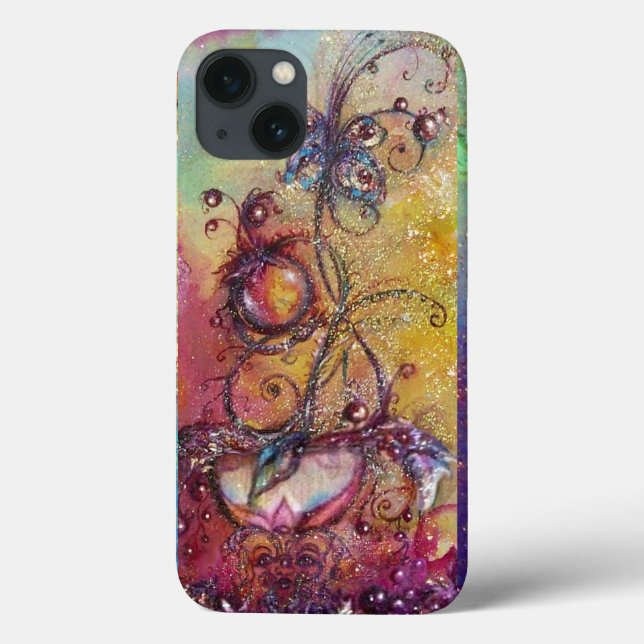 GARDEN OF THE LOST SHADOWS -MAGIC BUTTERFLY PLANT Case-Mate iPhone CASE (Back)