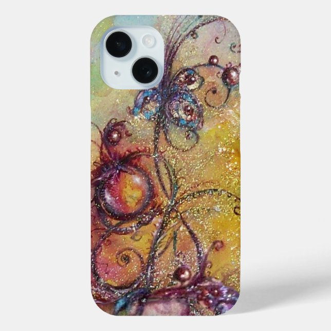 GARDEN OF THE LOST SHADOWS -MAGIC BUTTERFLY PLANT Case-Mate iPhone CASE (Back)