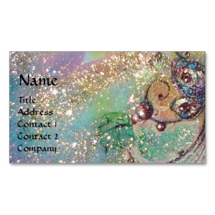 GARDEN OF THE LOST SHADOWS MAGIC BUTTERFLY PLANT MAGNETIC BUSINESS CARD