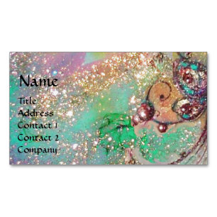 GARDEN OF THE LOST SHADOWS MAGIC BUTTERFLY PLANT MAGNETIC BUSINESS CARD