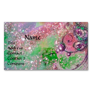 GARDEN OF THE LOST SHADOWS MAGIC BUTTERFLY PLANT MAGNETIC BUSINESS CARD