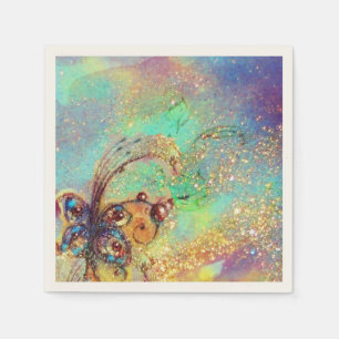 GARDEN OF THE LOST SHADOWS MAGIC BUTTERFLY PLANT NAPKIN