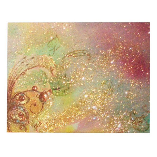GARDEN OF THE LOST SHADOWS  MAGIC BUTTERFLY PLANT NOTEPAD (Front)