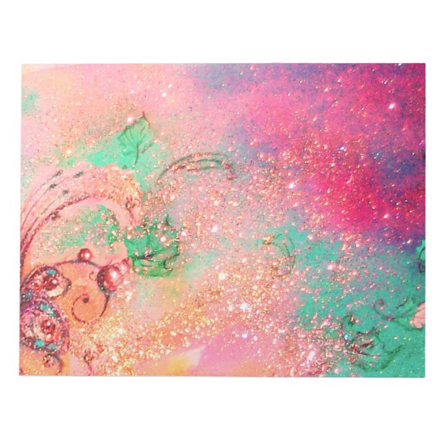 GARDEN OF THE LOST SHADOWS  MAGIC BUTTERFLY PLANT NOTEPAD (Front)