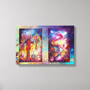 GARDEN OF THE LOST SHADOWS / MYSTIC STAIRS CANVAS PRINT
