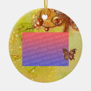 GARDEN OF THE LOST SHADOWS  Photo Template Ceramic Tree Decoration