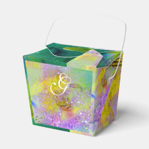 GARDEN OF THE LOST SHADOWS PURPLE GREEN YELLOW FAVOUR BOX