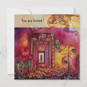 GARDEN OF THE LOST SHADOWS -SNAKES AND IGUANAS INVITATION