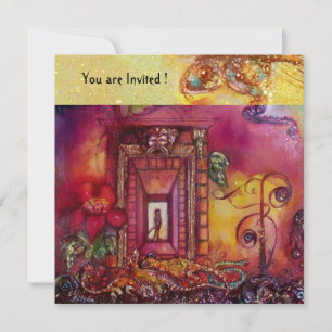 GARDEN OF THE LOST SHADOWS -SNAKES AND IGUANAS INVITATION