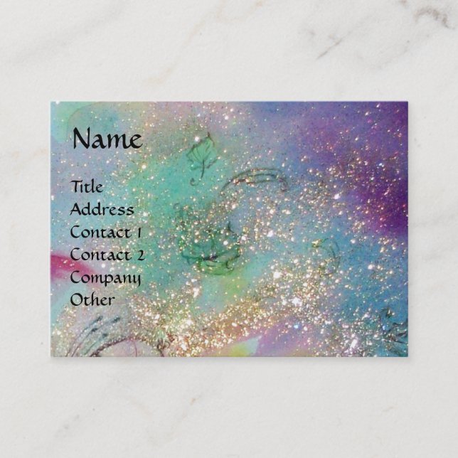 GARDEN OF THE LOST SHADOWS,SNAKES AND MAGIC PLANTS BUSINESS CARD (Front)