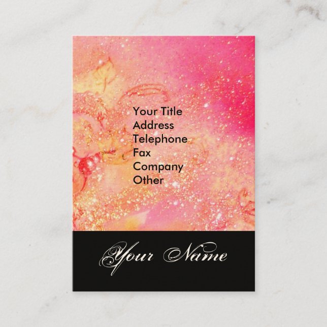 GARDEN OF THE LOST SHADOWS STAR DUST MONOGRAM 1 BUSINESS CARD (Front)