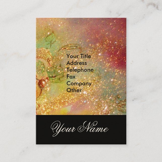 GARDEN OF THE LOST SHADOWS -STAR DUST MONOGRAM 2 BUSINESS CARD (Front)