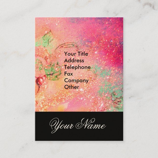 GARDEN OF THE LOST SHADOWS -STAR DUST MONOGRAM 2 BUSINESS CARD (Front)