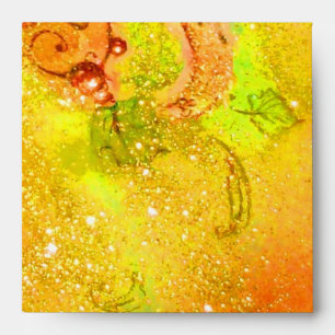 GARDEN OF THE LOST SHADOWS yellow brown green Envelope