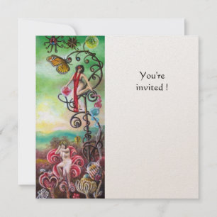 GARDEN OF THE MELISSA gold Invitation