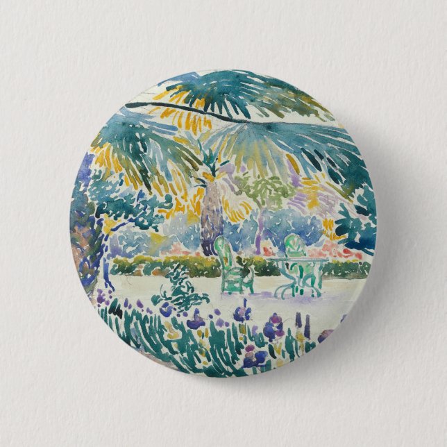 Garden of the Painter at Saint Clair 6 Cm Round Badge (Front)