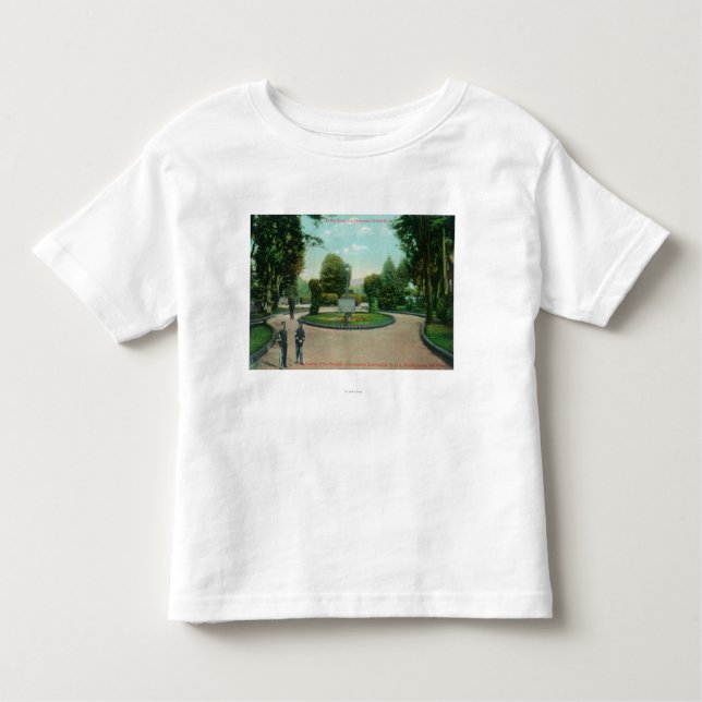 Garden of the Presidio View Toddler T-Shirt (Front)