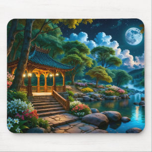 Garden of the Quiet Night Mouse Pad (1)
