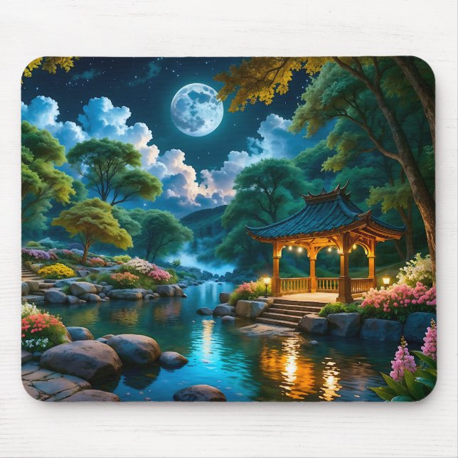 Garden of the Quiet Night Mouse Pad (2) (Front)