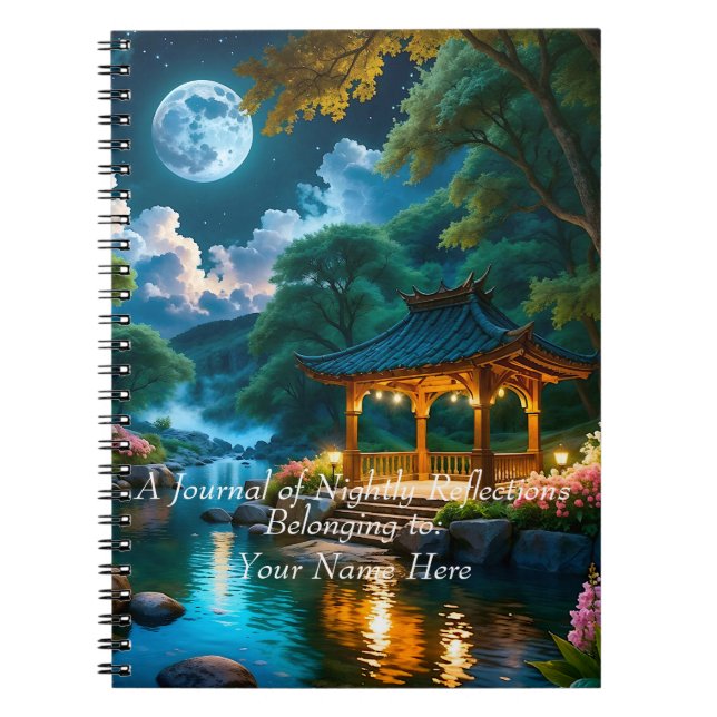 Garden of the Quiet Night Notebook (3) (Front)