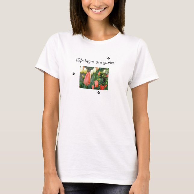 Garden of Tulips T-Shirt (Front)