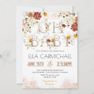 Garden Oh Baby Shower Invitation