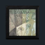 Garden Panel with Leaves, Flowers, and Grass Gift Box<br><div class="desc">A pleasant garden panel that features leaves,  flowers,  and grass in an abstract sketching. The mix of colours draws the eye,  with plenty going on in the painting. An easy conversation starter that could find a welcome place on your wall!</div>