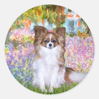 Garden - Papillon 6 Classic Round Sticker