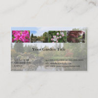 Garden, Park, Recreation business card